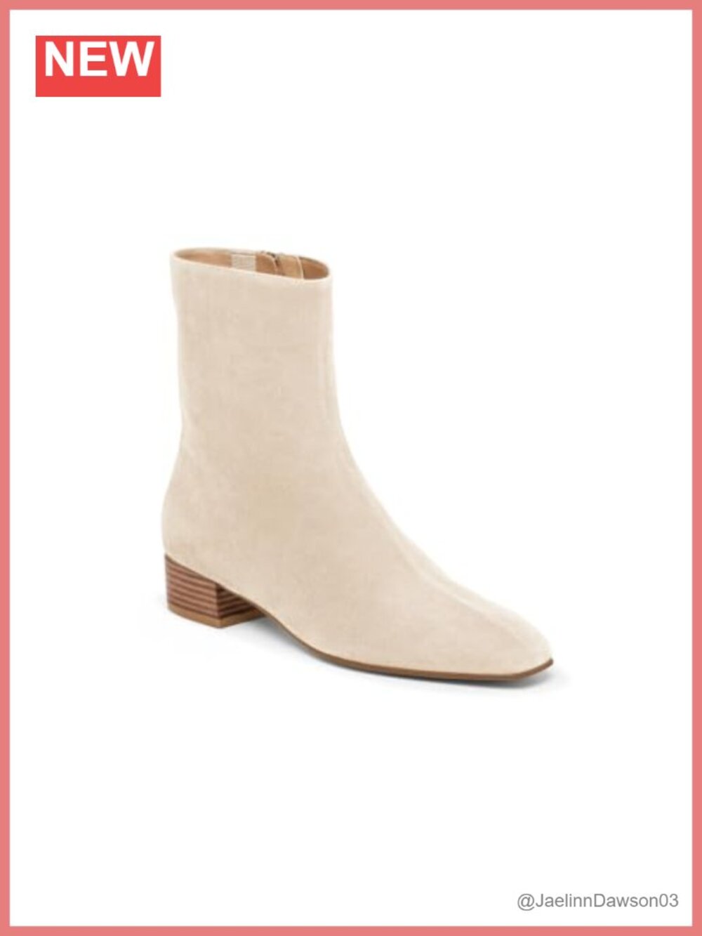 Womens Ankle Boots Faux Suede Chunky Low Heel Square Toe Dress Booties